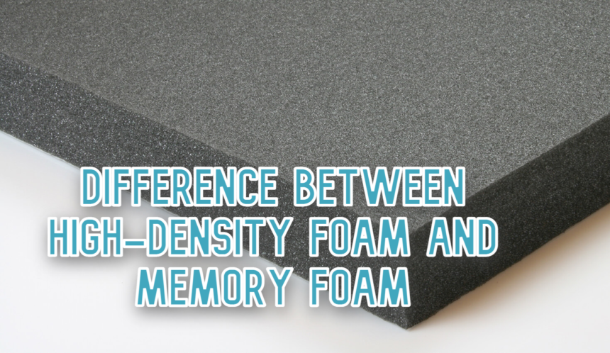 What's The Difference Between High-Density Foam And Memory Foam? - Santech  Foam Machines