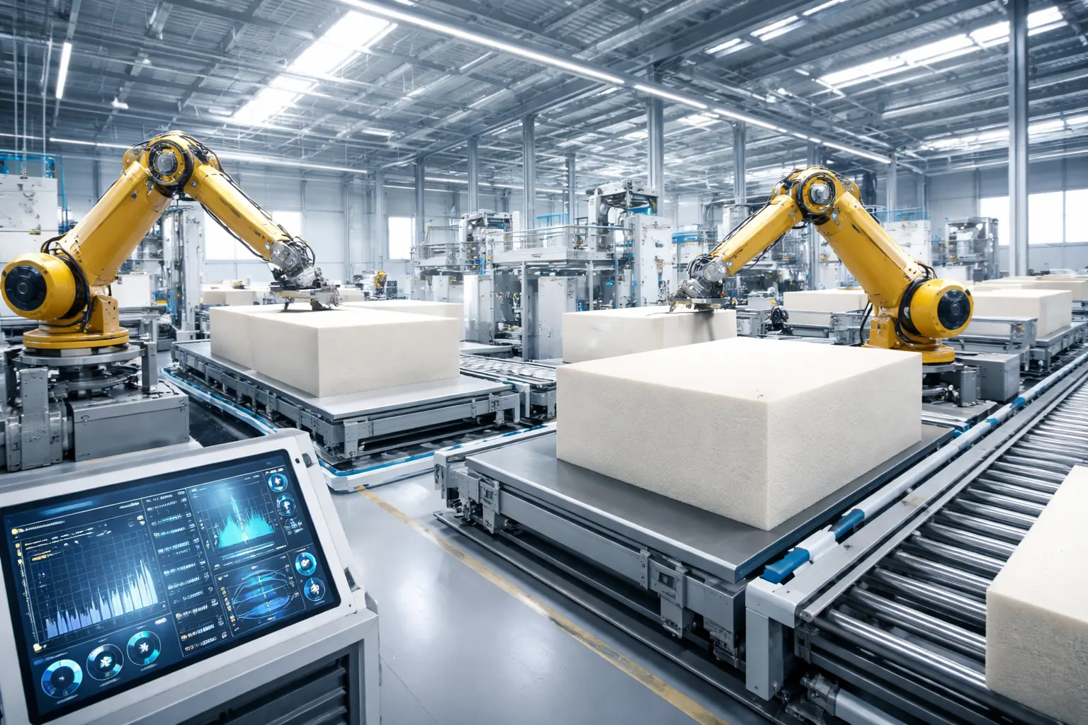 Automated foam manufacturing in action (1)