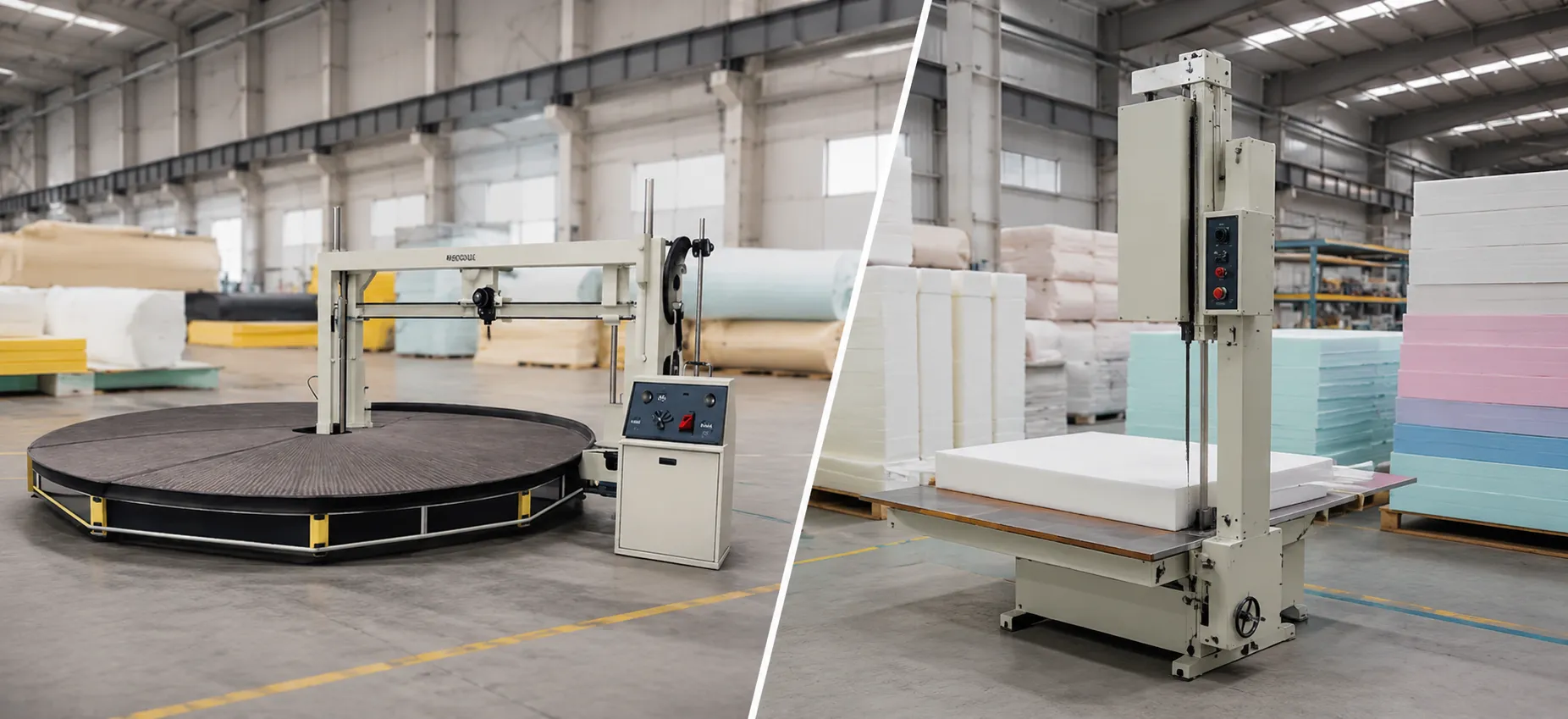 Horizontal vs Vertical Foam Cutting Machines: Applications, Uses, and Industrial Benefits
