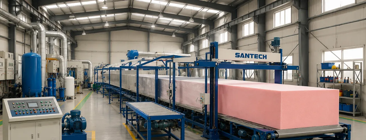How Much Space Do You Need to Set Up a Foam Manufacturing Plant? Layout Guide