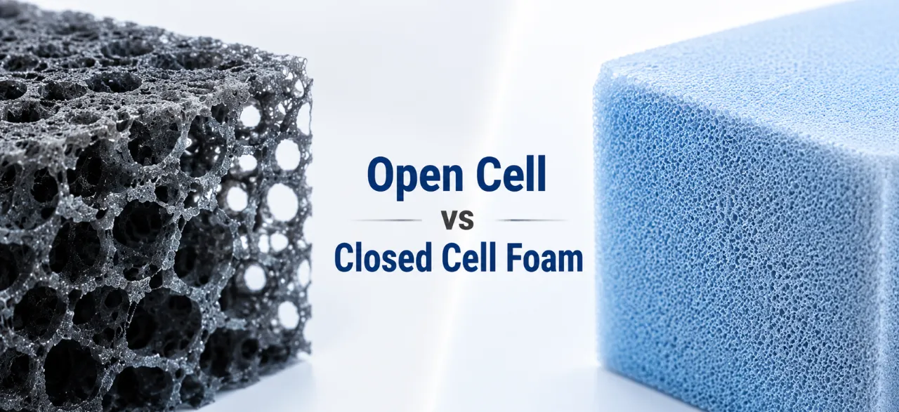 Open Cell vs Closed Cell Foam: Key Differences, Benefits & Uses