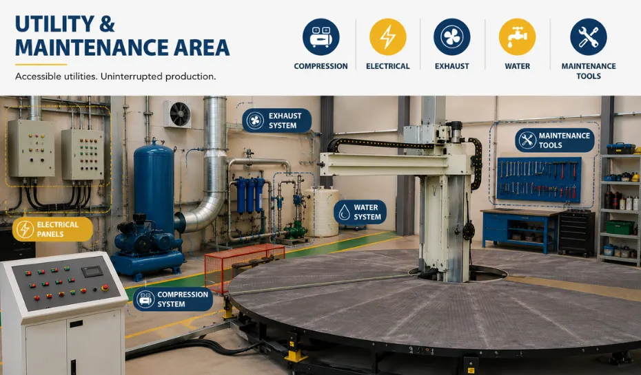 Utility and Maintenance Area