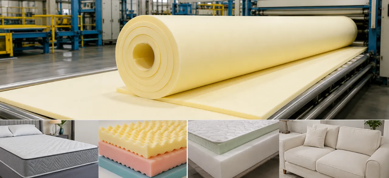 How Are Foam Sheet Rolls Made for Mattresses and Furniture?