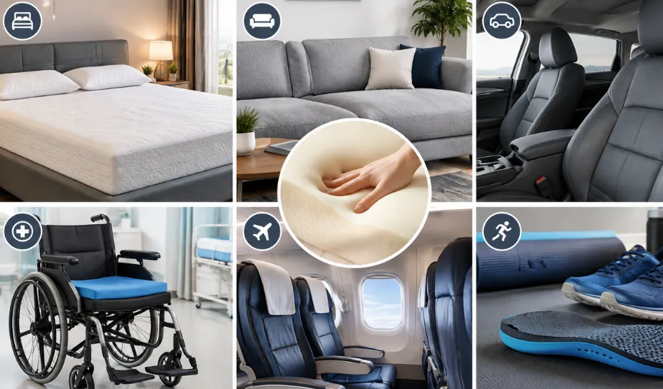 Where Is Memory Foam Used