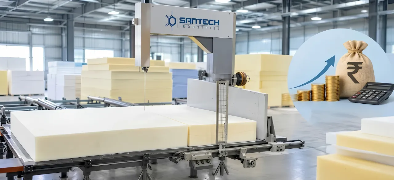 How Much Does a Foam Cutting Machine Cost in India?
